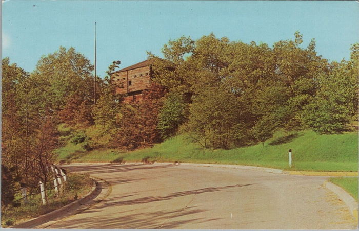 Muskegon State Park Blockhouse - Postcard (newer photo)